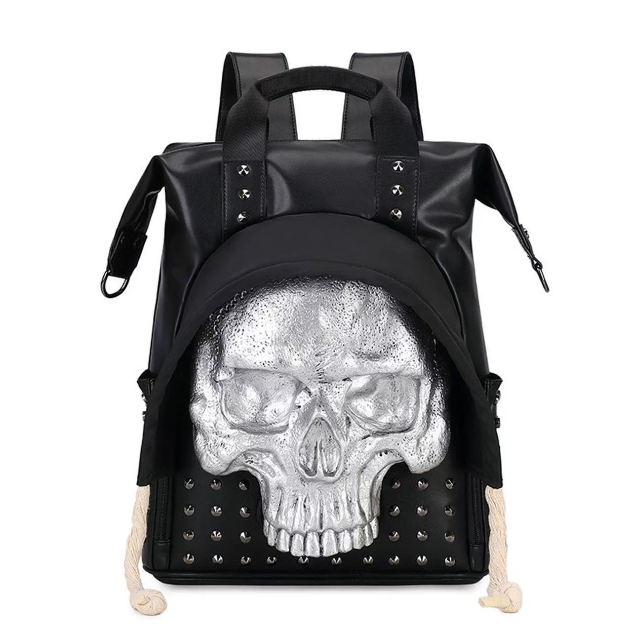 PU leather personalized rivet computer bag leisure travel bag