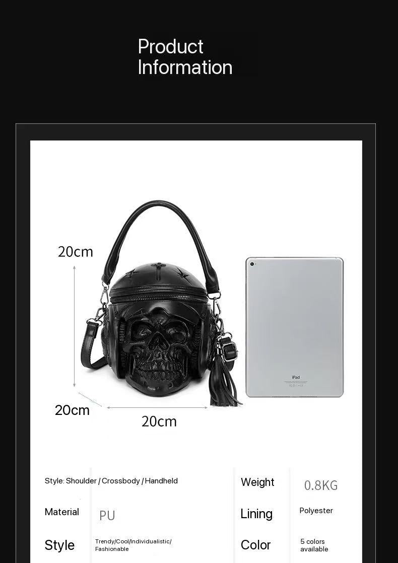 New helmet skull bag