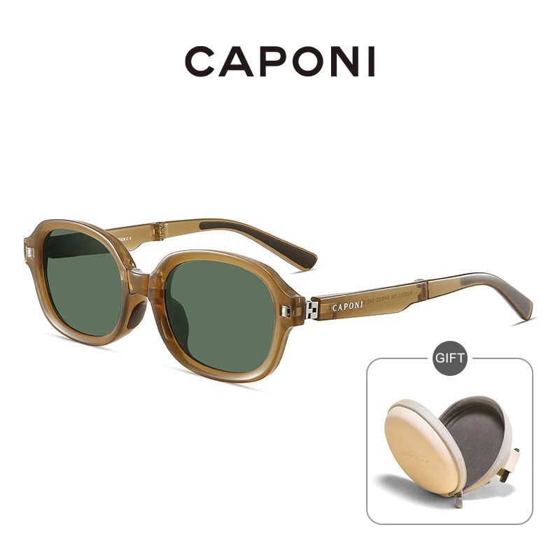 Folding Women's Polarized Sunglasses Ultra-Light Fashionable Travel Shades Clear Vision UV Protection Sun GlassesLenses Color