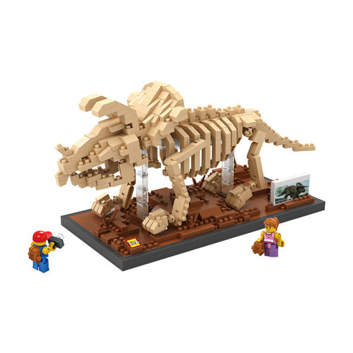 LOZ Diamond Blocks T Rex Dinosaur Fossil Skull Animal Model Set Toys