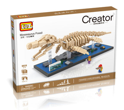 LOZ Diamond Blocks T Rex Dinosaur Fossil Skull Animal Model Set Toys