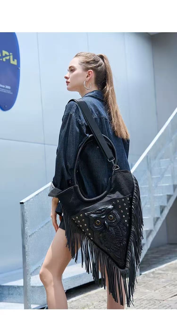 Bike punk babes personality shoulder bag