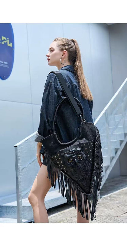 Bike punk babes personality shoulder bag