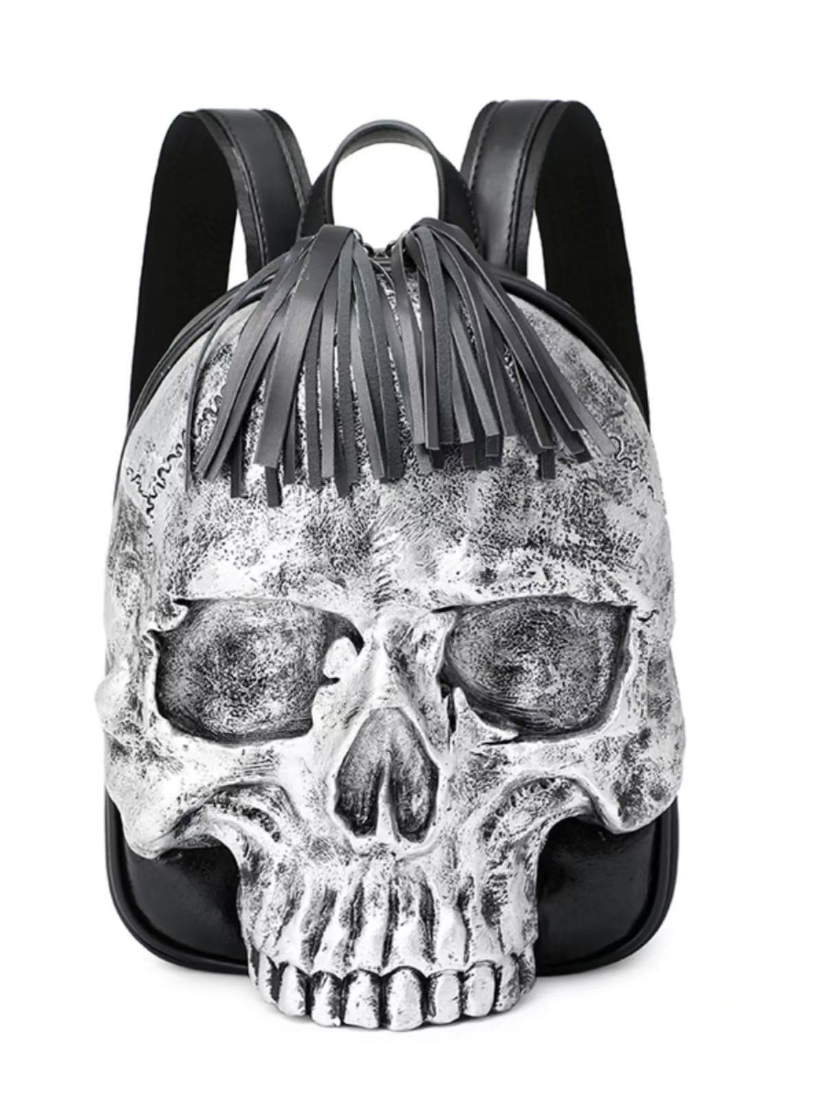 Street fashion creative skeleton backpack