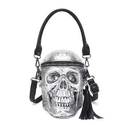 Unisex fashion skull pattern shoulder bag and handbag