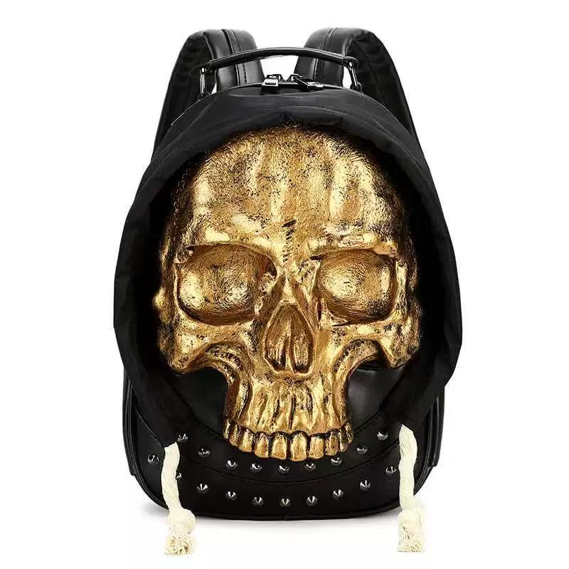 Cool personality 3D skeleton backpack