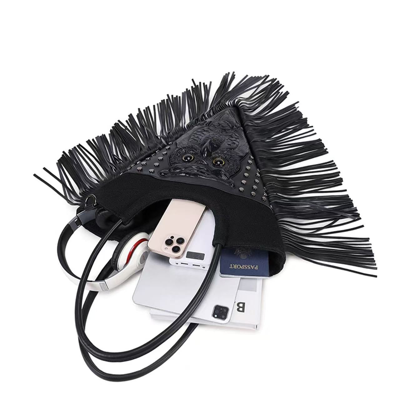 Bike punk babes personality shoulder bag