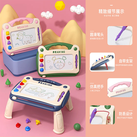 Large Early Childhood Children's Drawing Sketchpad Children's Home Magnetic Writing Board Color Children 1-3 Years Old Baby Toys