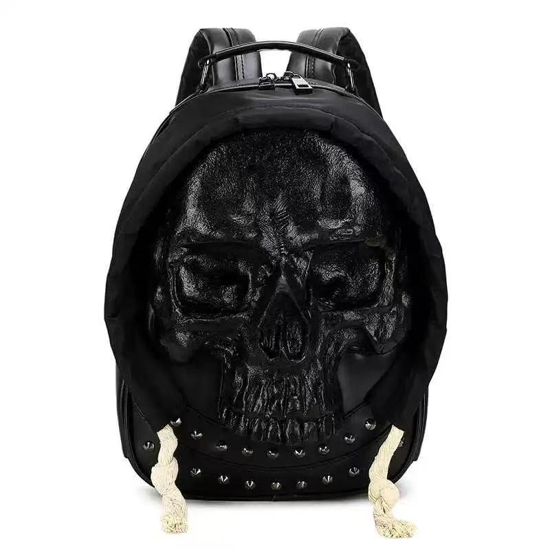Cool personality 3D skeleton backpack