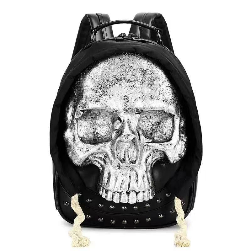 Cool personality 3D skeleton backpack