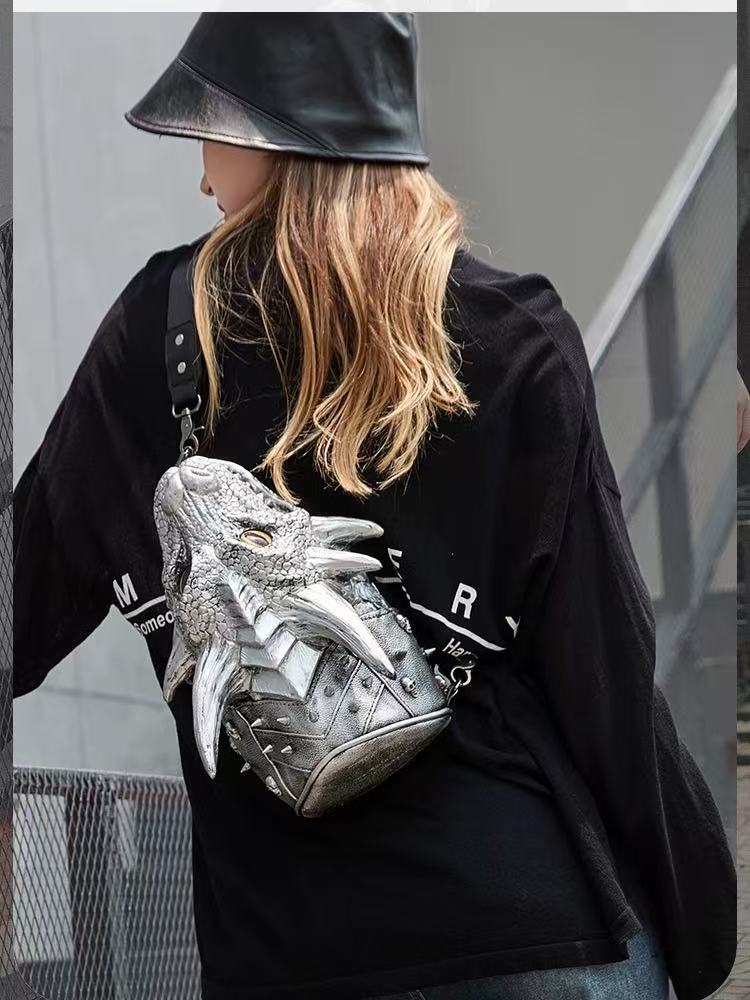 Personality trend 3D faucet bag shoulder bag