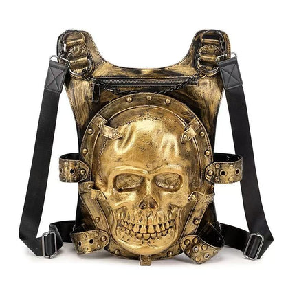 Non-mainstream three-dimensional skull personality backpack