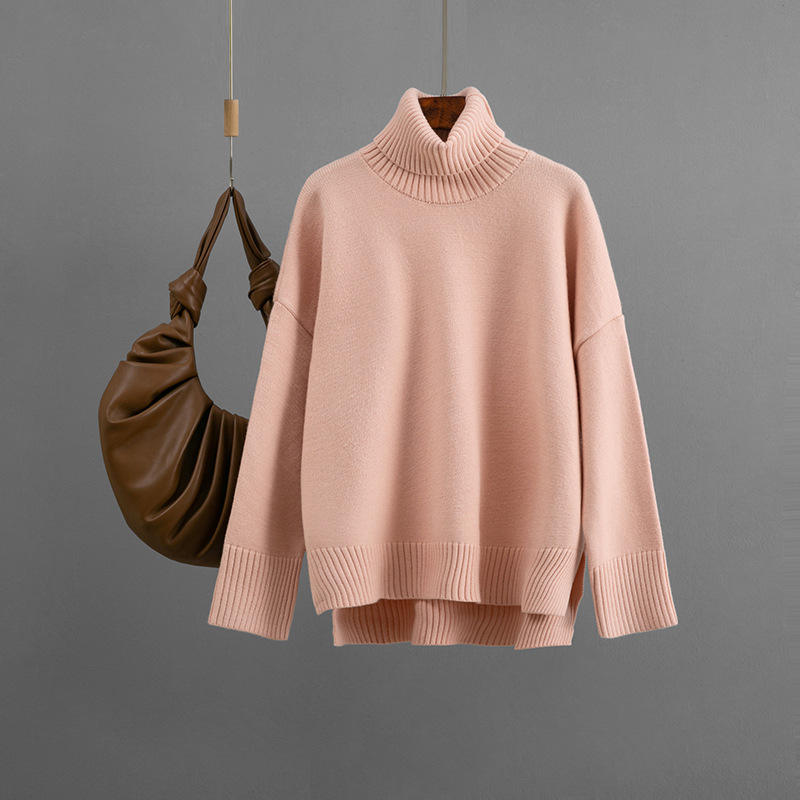 Solid color sweater