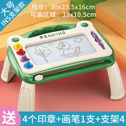 Large Early Childhood Children's Drawing Sketchpad Children's Home Magnetic Writing Board Color Children 1-3 Years Old Baby Toys
