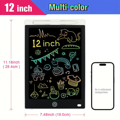 8.5" /10"/12" Drawing Board LCD Writing Tablet For Kids Montessori Educational Toys Student Magic Blackboard Birthday Xmas Gift