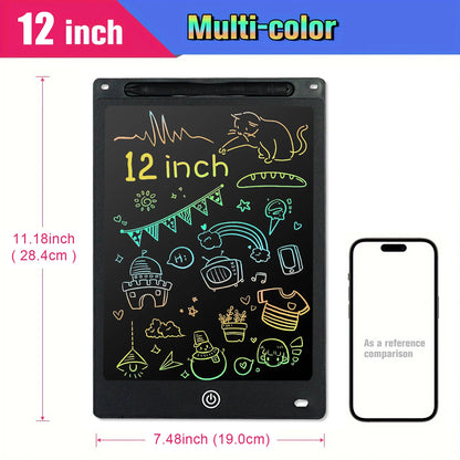 8.5" /10"/12" Drawing Board LCD Writing Tablet For Kids Montessori Educational Toys Student Magic Blackboard Birthday Xmas Gift
