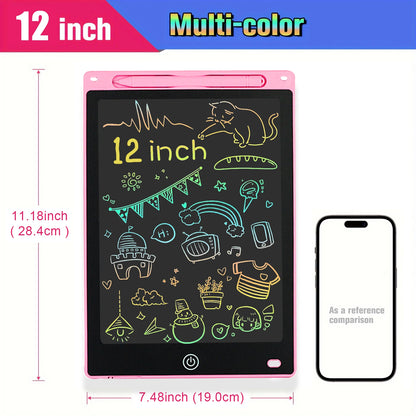 8.5" /10"/12" Drawing Board LCD Writing Tablet For Kids Montessori Educational Toys Student Magic Blackboard Birthday Xmas Gift
