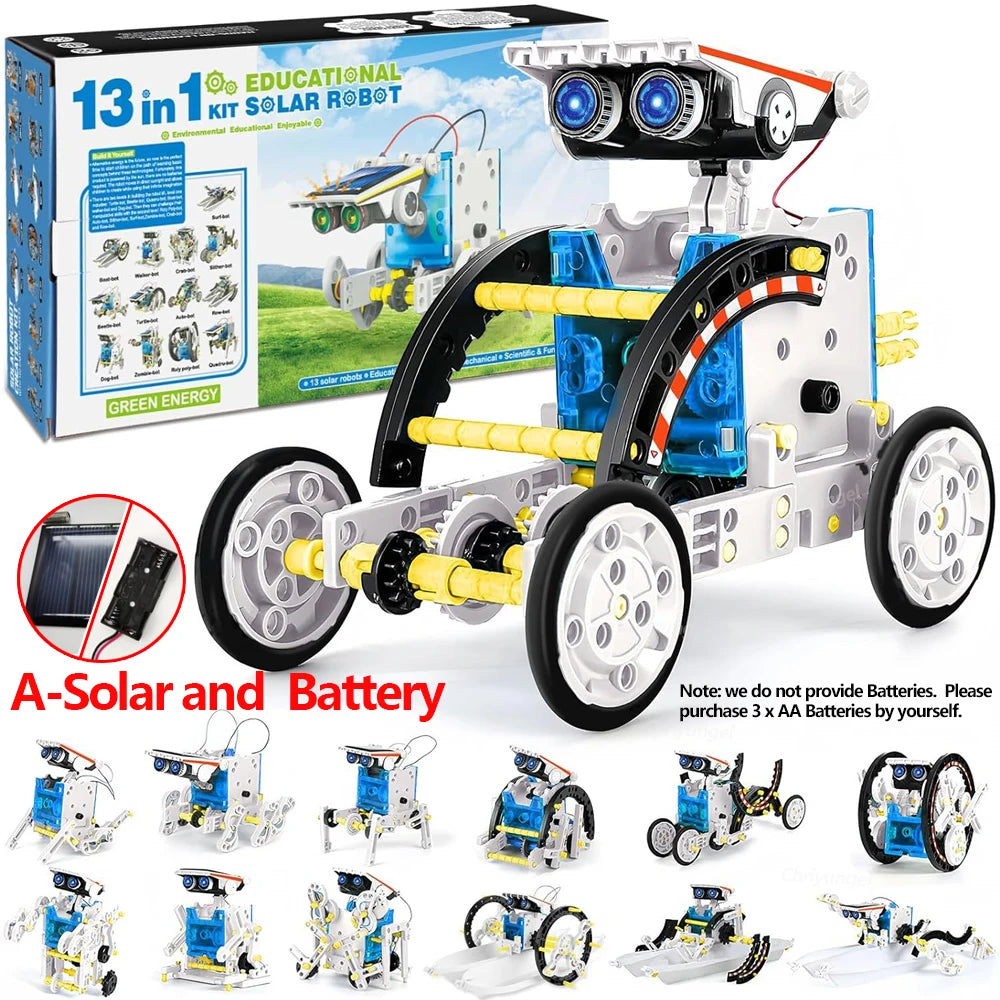 13-in-1 STEM Solar Robot Kit