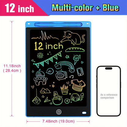 8.5" /10"/12" Drawing Board LCD Writing Tablet For Kids Montessori Educational Toys Student Magic Blackboard Birthday Xmas Gift