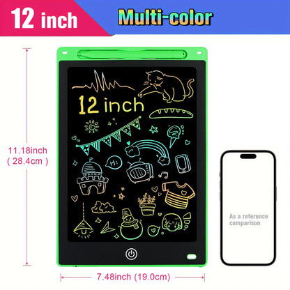 8.5" /10"/12" Drawing Board LCD Writing Tablet For Kids Montessori Educational Toys Student Magic Blackboard Birthday Xmas Gift