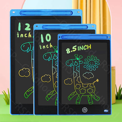 8.5" /10"/12" Drawing Board LCD Writing Tablet For Kids Montessori Educational Toys Student Magic Blackboard Birthday Xmas Gift