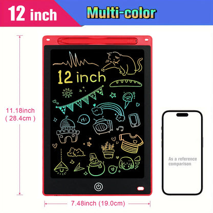 8.5" /10"/12" Drawing Board LCD Writing Tablet For Kids Montessori Educational Toys Student Magic Blackboard Birthday Xmas Gift