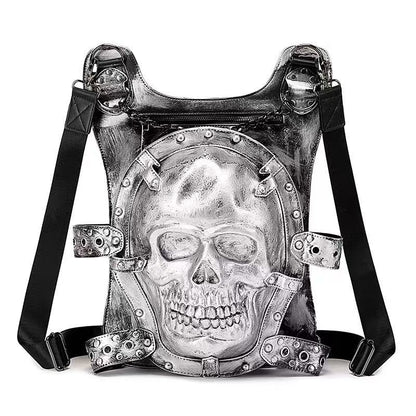 Non-mainstream three-dimensional skull personality backpack