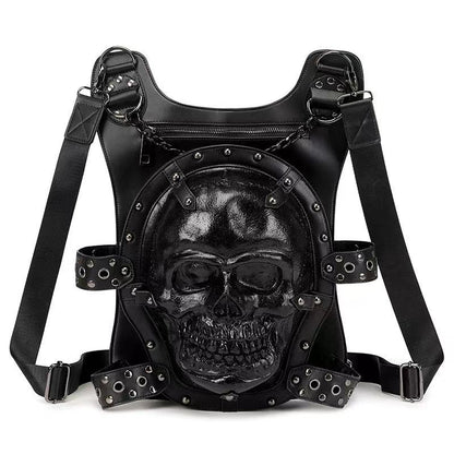 Non-mainstream three-dimensional skull personality backpack