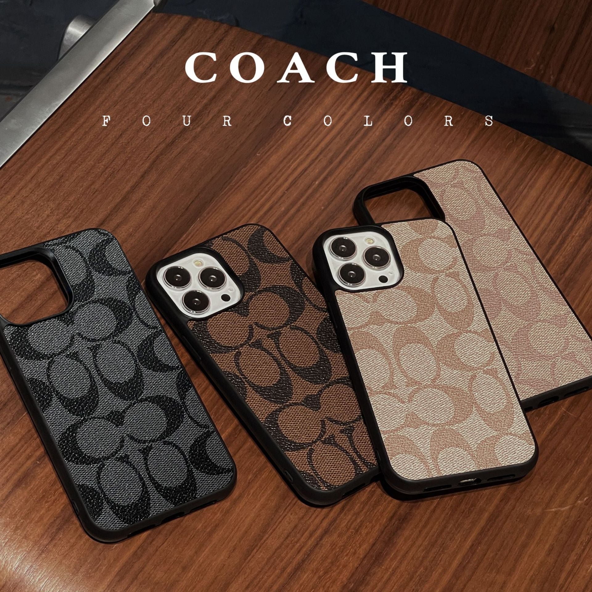 Luxury brand artificial leather designer mobile phone case
