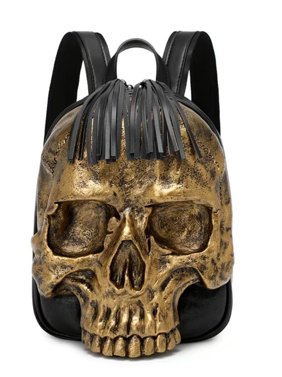 Street fashion creative skeleton backpack