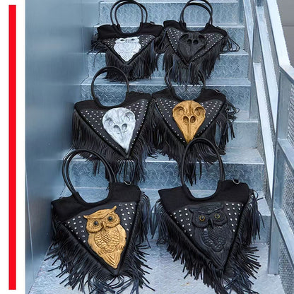 Bike punk babes personality shoulder bag