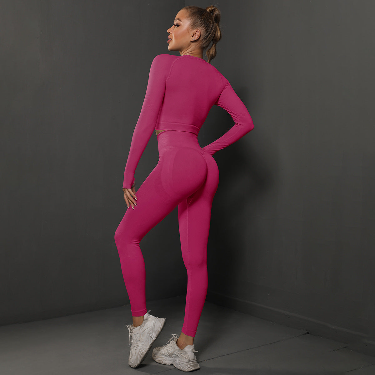 Pasuxi seamless yoga suit women's sportswear yoga suit fitness gym suit underwear sportswear leggings yoga suit