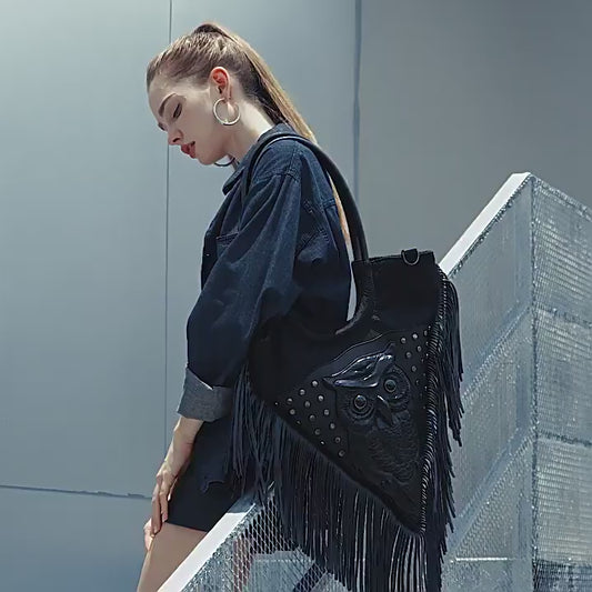 Bike punk babes personality shoulder bag