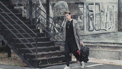 Hip-hop rock trend men's backpack