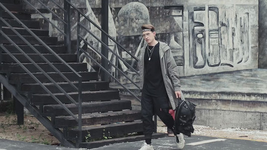 Hip-hop rock trend men's backpack