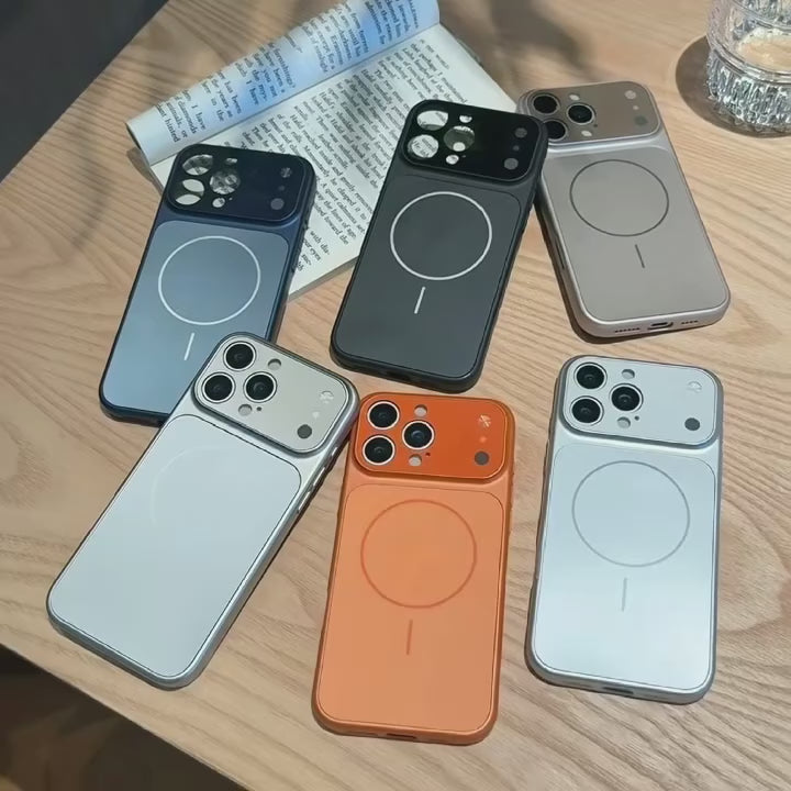 Full Camera Lens Protection Matte Plated Case for iPhone 17Air 15 16 17 14 13