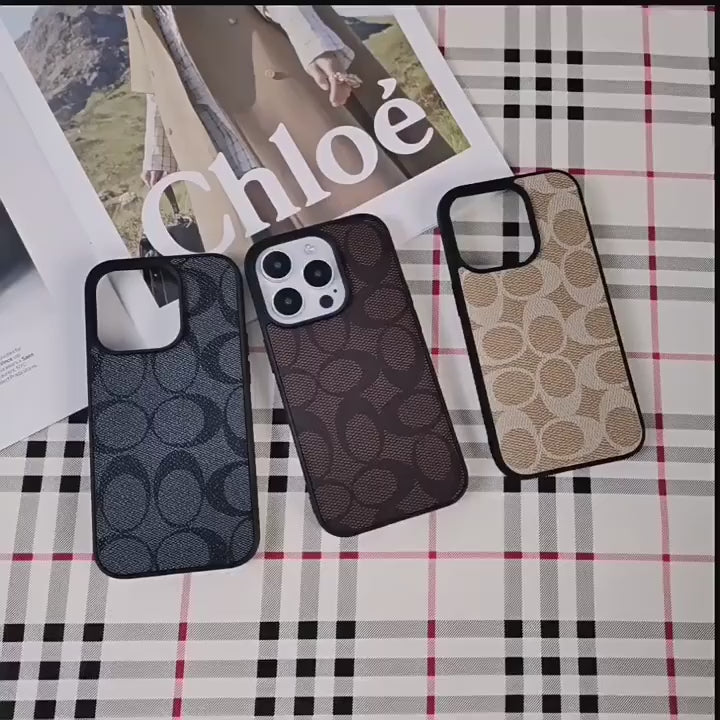 Luxury brand artificial leather designer mobile phone case