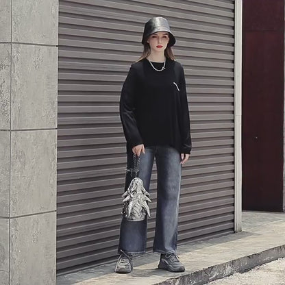 Personality trend 3D faucet bag shoulder bag