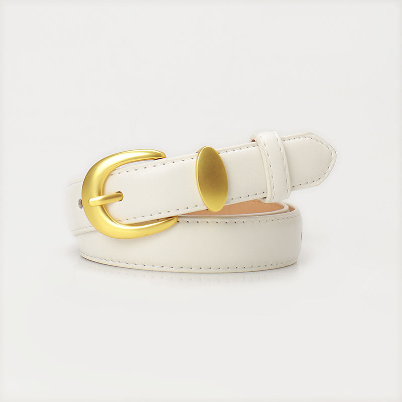 Fashionable women's belt alloy buckle material