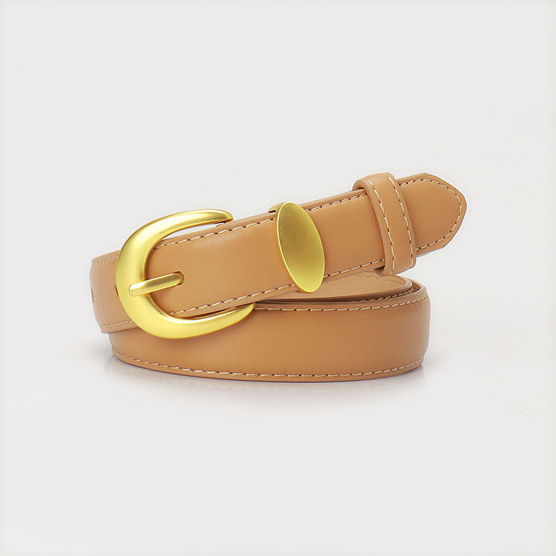 Fashionable women's belt alloy buckle material